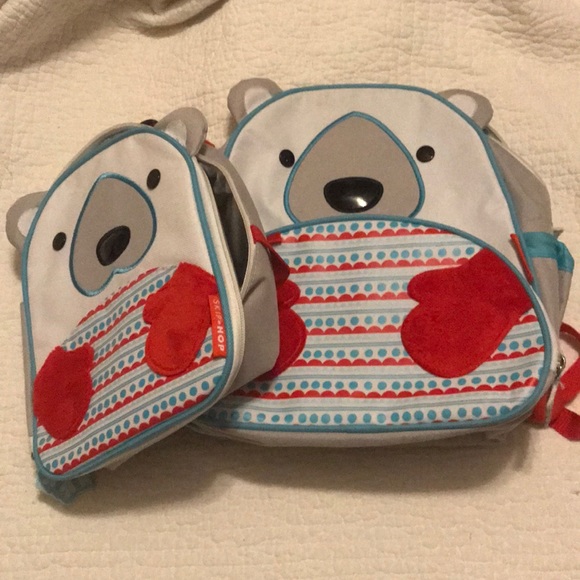 skip hop bear lunch bag